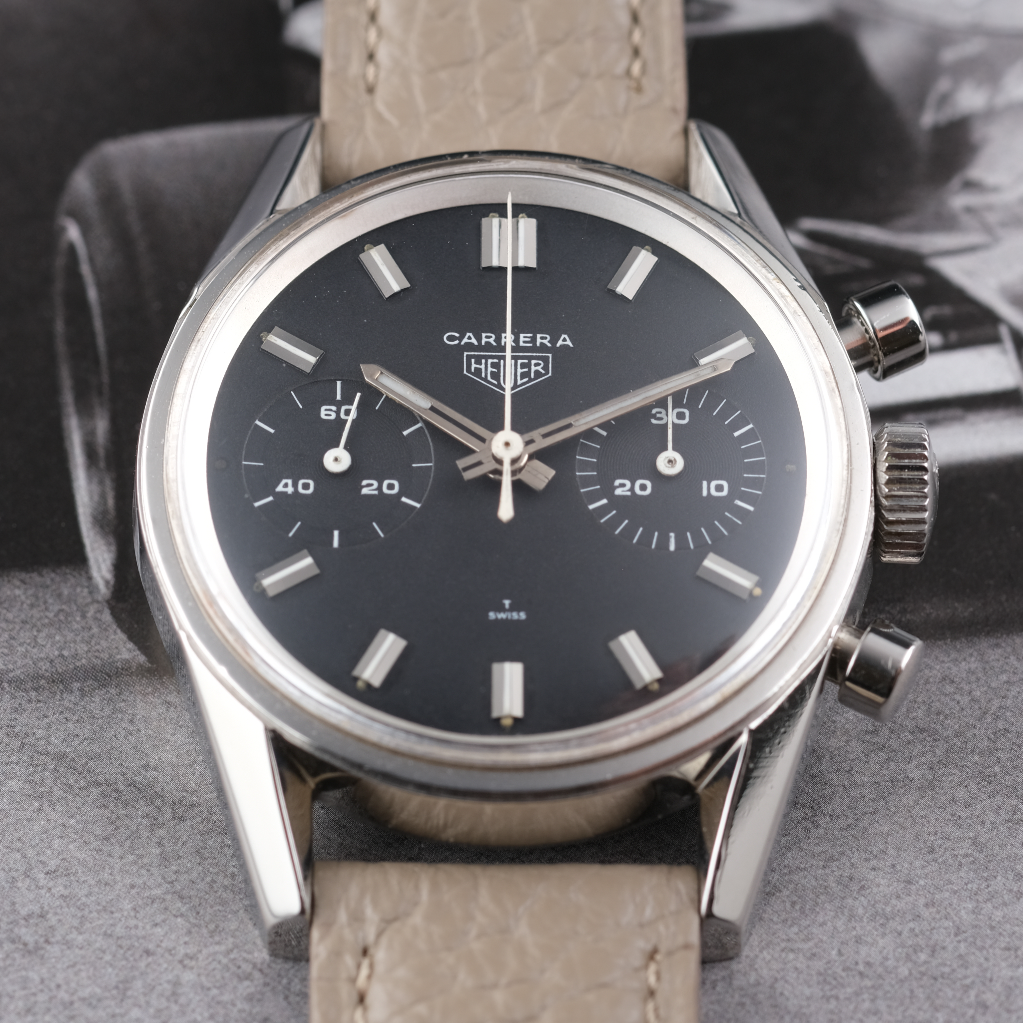1970 Heuer Carerra 30 Ref. 7753N