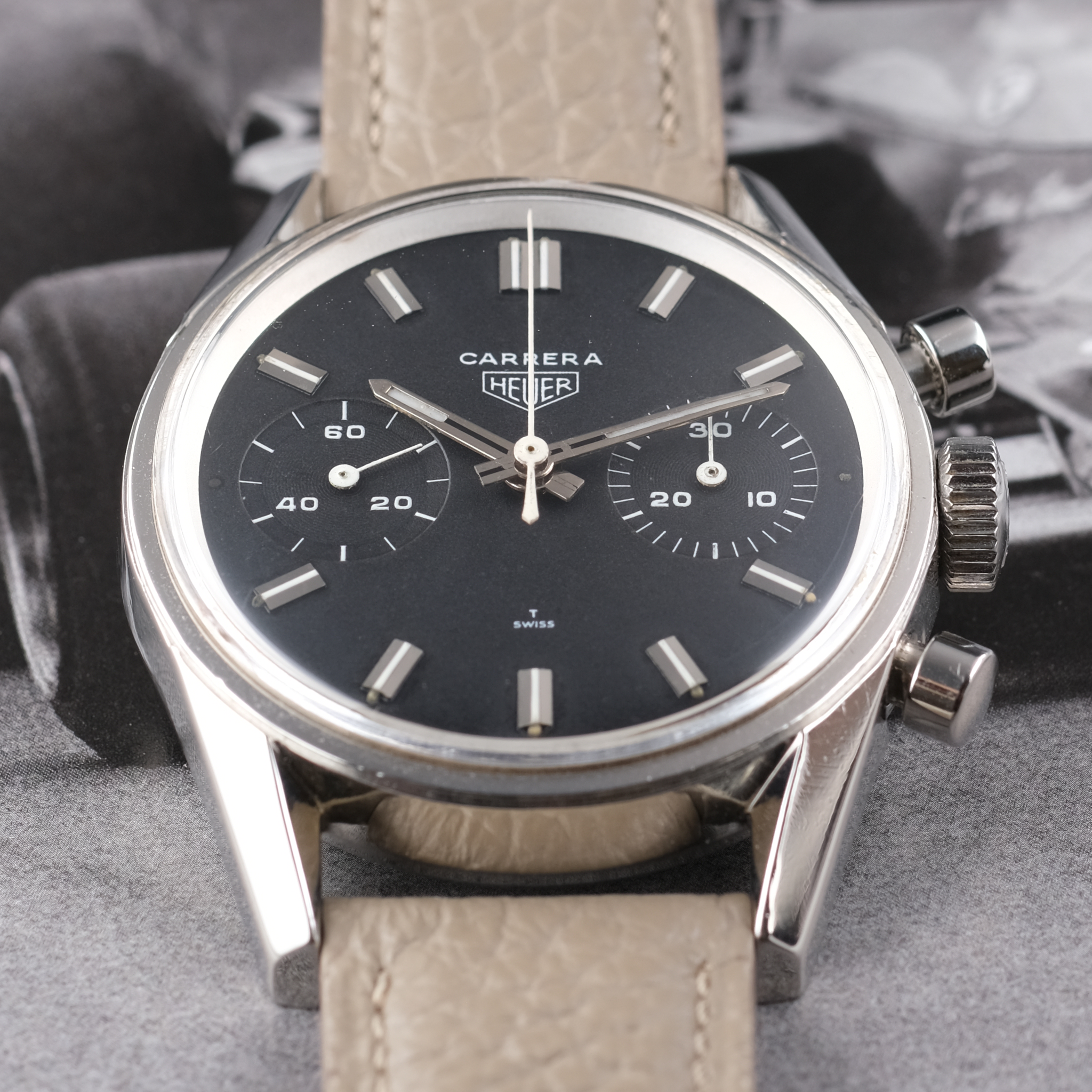 1970 Heuer Carerra 30 Ref. 7753N