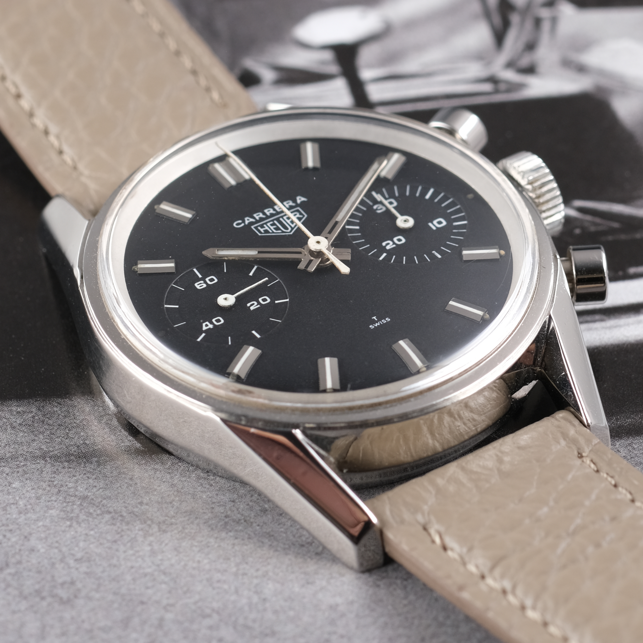 1970 Heuer Carerra 30 Ref. 7753N