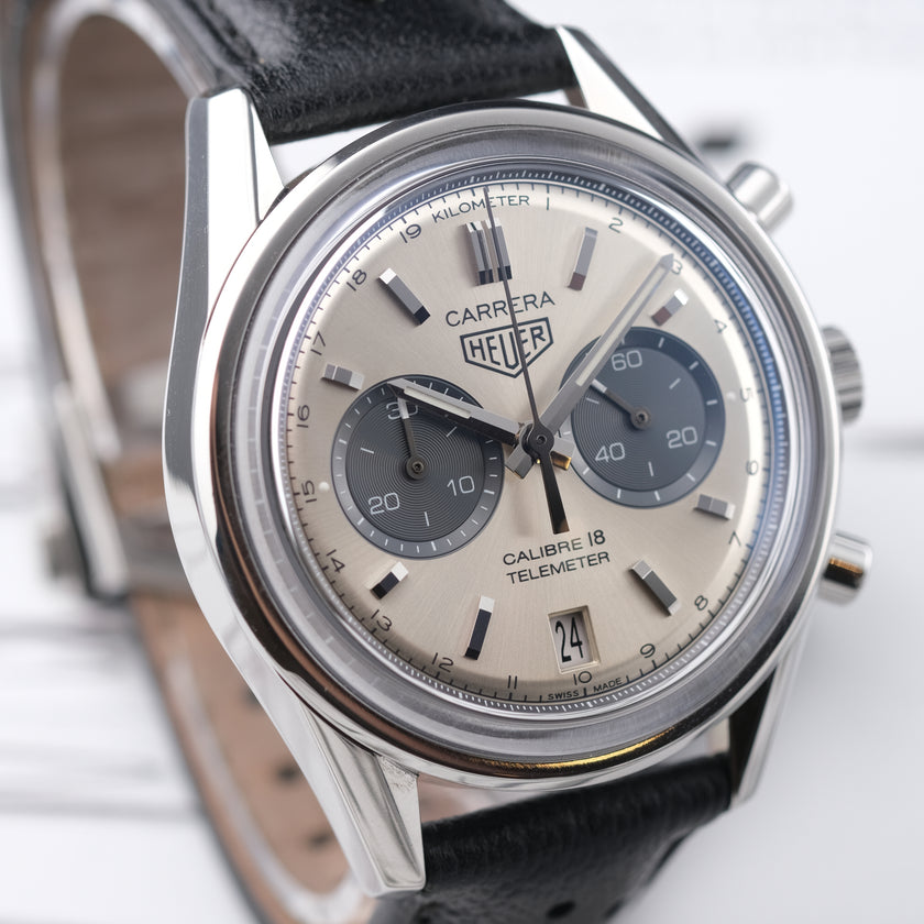 TAG Heuer Carrera Calibre 18 Automatic Chronograph 39mm Ref. CAR221A.FC6353 (2015)