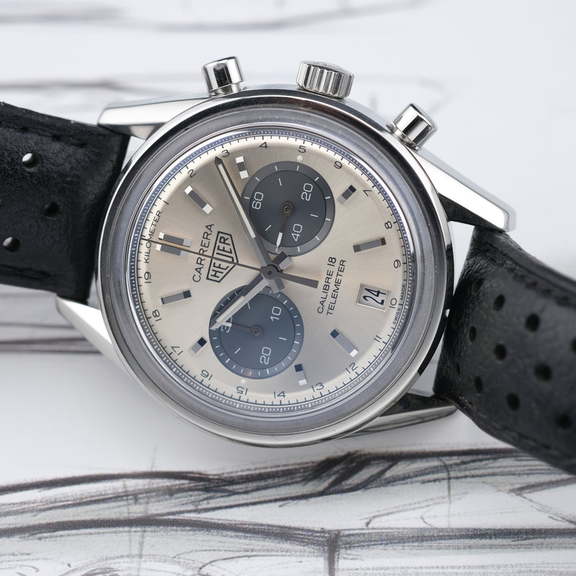 TAG Heuer Carrera Calibre 18 Automatic Chronograph 39mm Ref. CAR221A.FC6353 (2015)