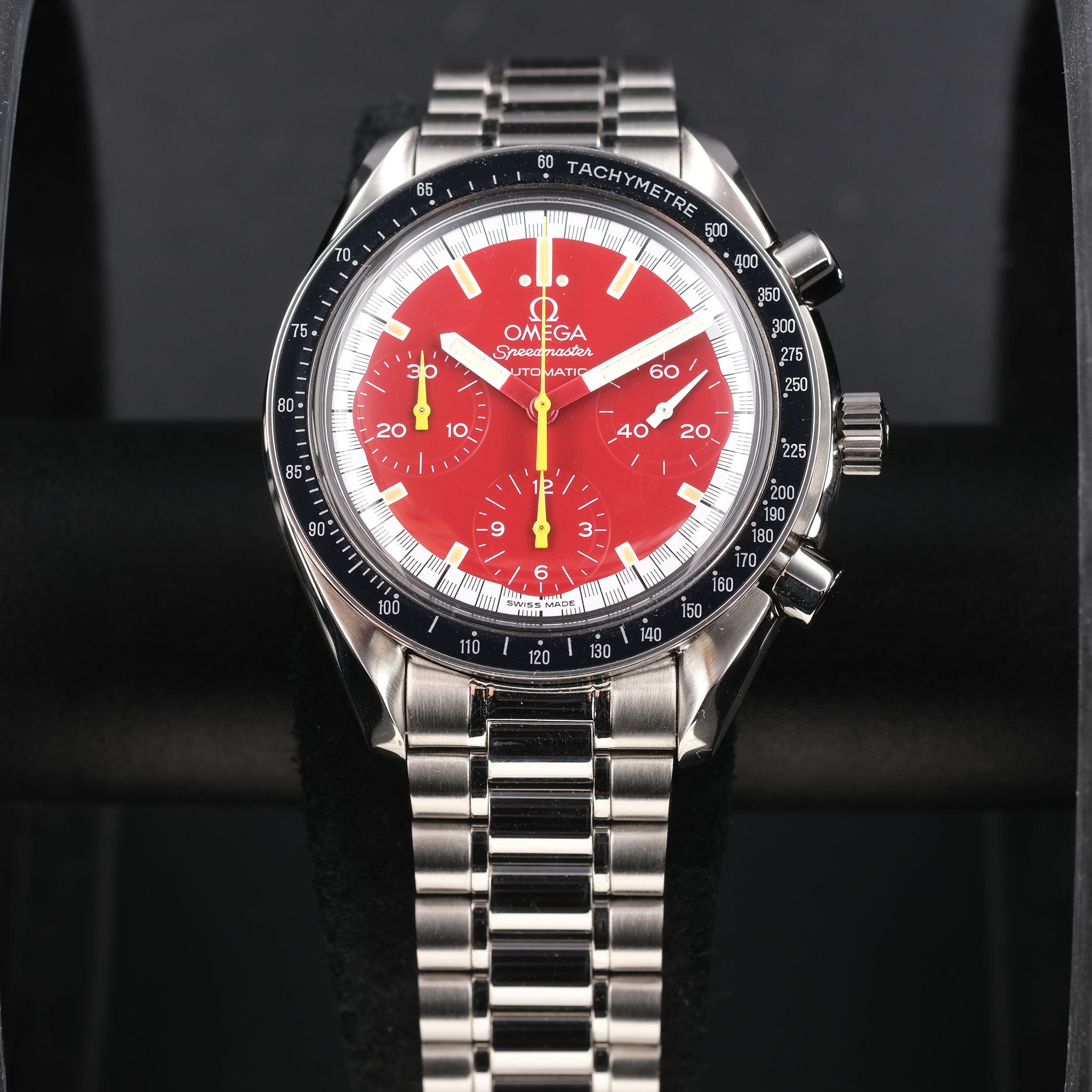 1997 Omega Speedmaster Reduced Schumacher Red Edition Ref. 3510.61.00