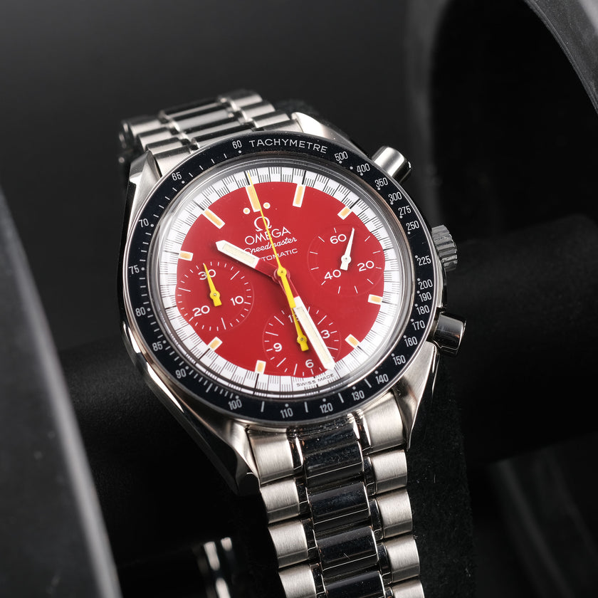 1997 Omega Speedmaster Reduced Schumacher Red Edition Ref. 3510.61.00