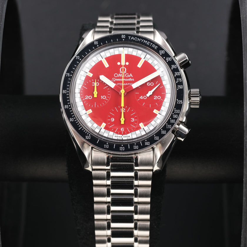 1997 Omega Speedmaster Reduced Schumacher Red Edition Ref. 3510.61.00