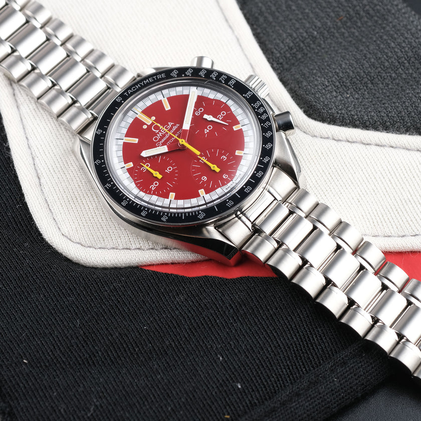 1997 Omega Speedmaster Reduced Schumacher Red Edition Ref. 3510.61.00