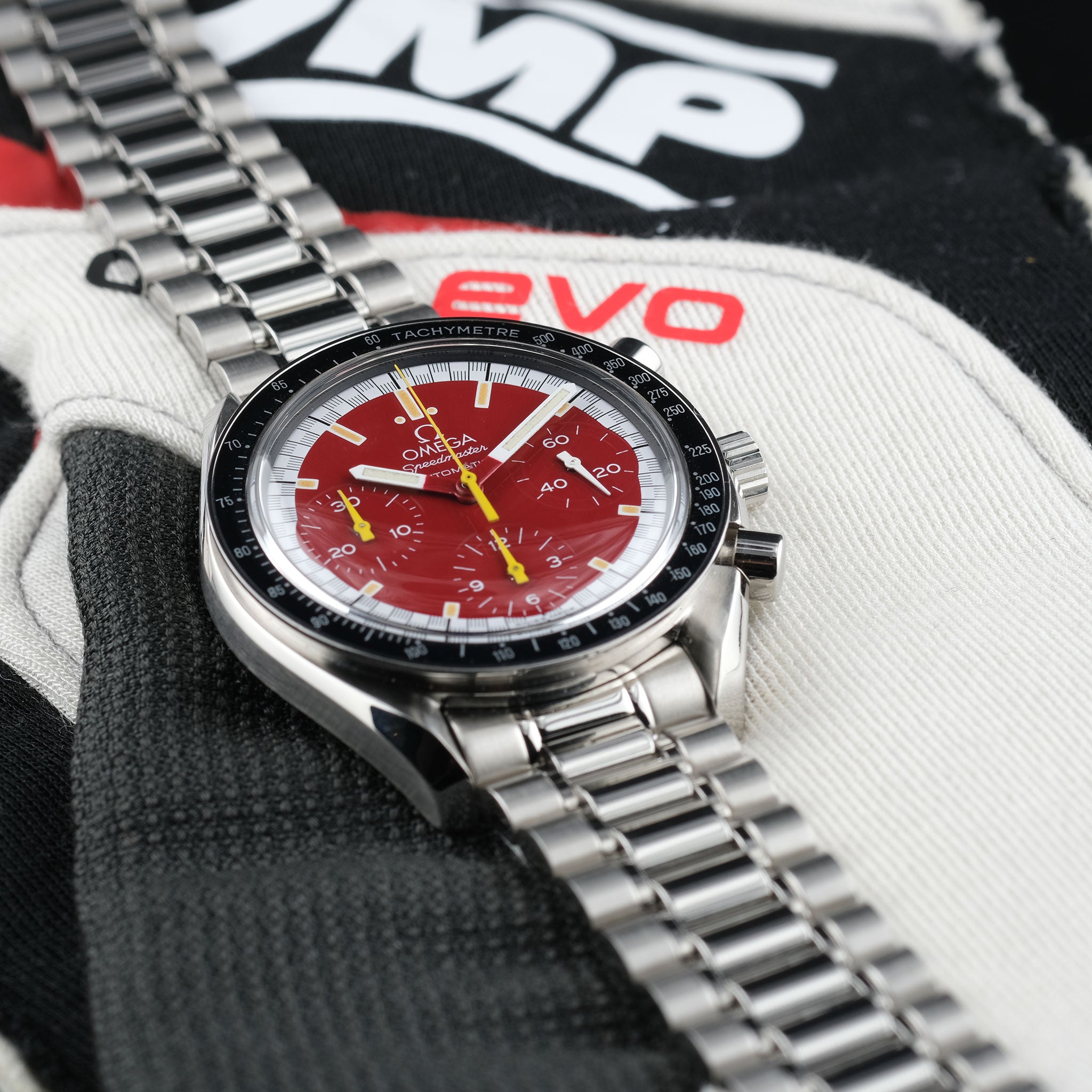 1997 Omega Speedmaster Reduced Schumacher Red Edition Ref. 3510.61.00