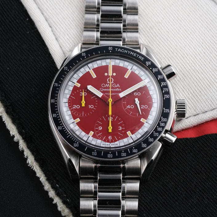 1997 Omega Speedmaster Reduced Schumacher Red Edition Ref. 3510.61.00