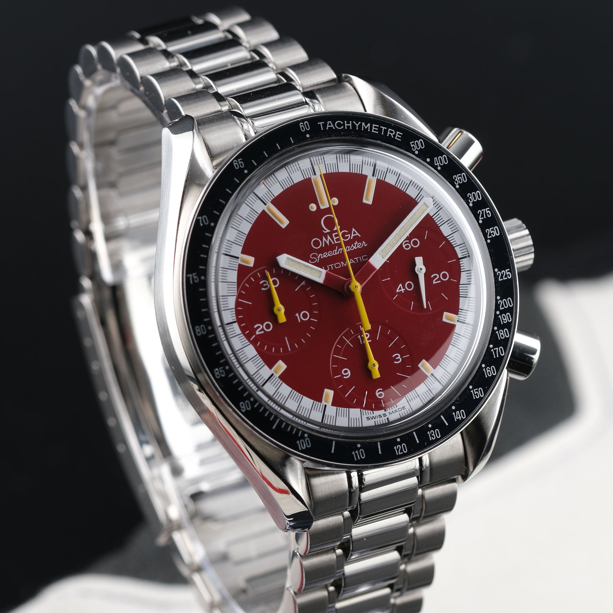 1997 Omega Speedmaster Reduced Schumacher Red Edition Ref. 3510.61.00