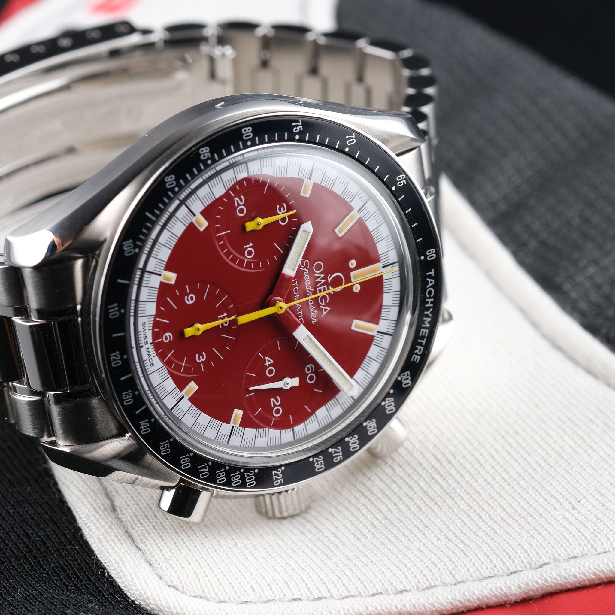 1997 Omega Speedmaster Reduced Schumacher Red Edition Ref. 3510.61.00